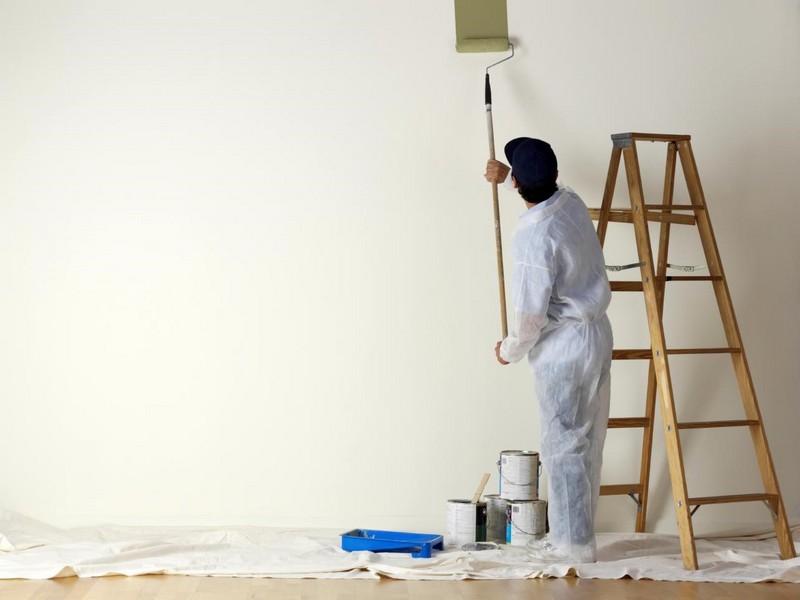  как покрасить стены в квартире